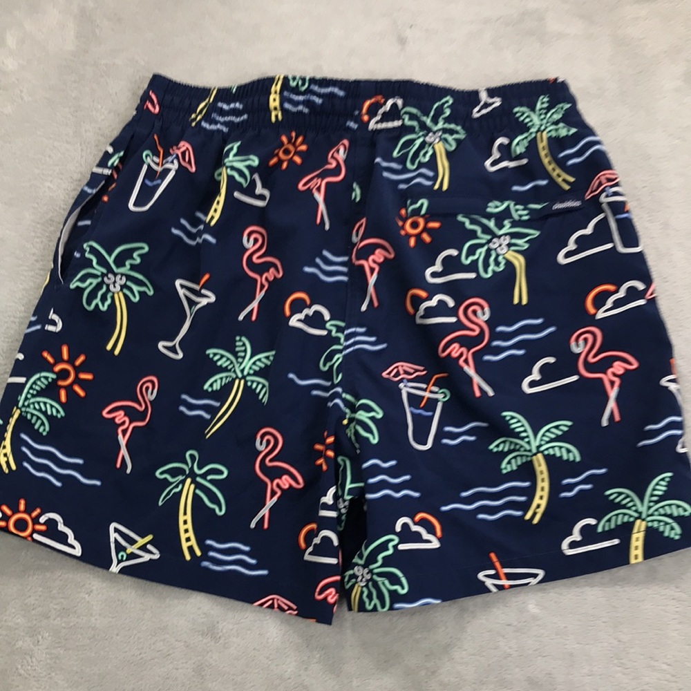 Chubbies Neon Lights Performance Swim Trunks Size  M - Picture 5 of 9